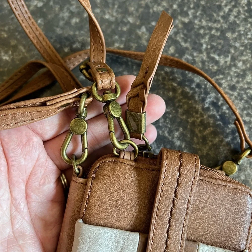 The Sak‎ Silverlake Leather Smartphone Crossbody Embossed Checkered